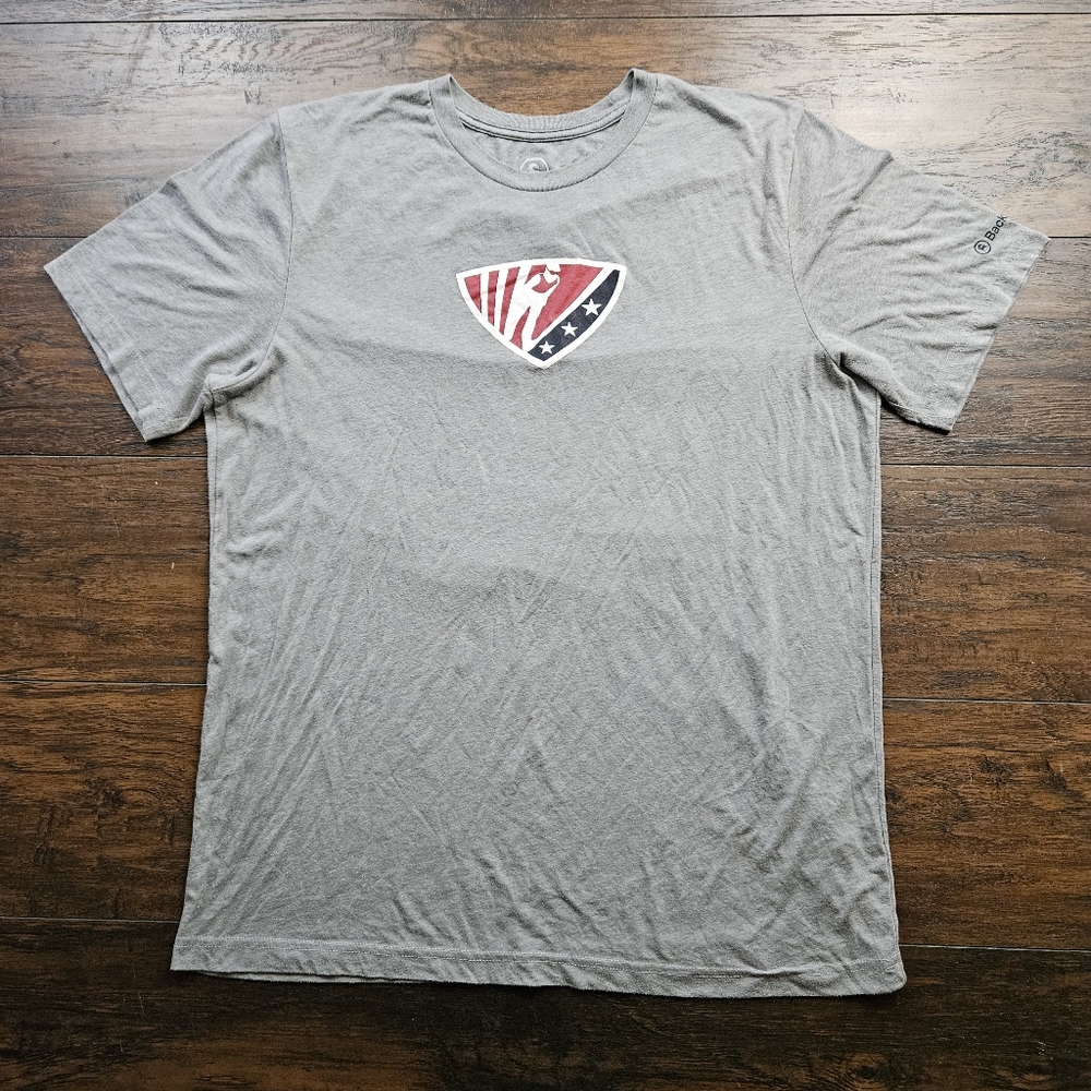 Backcountry USA Nordic Jumpman T-shirt Size XL Heather Gray